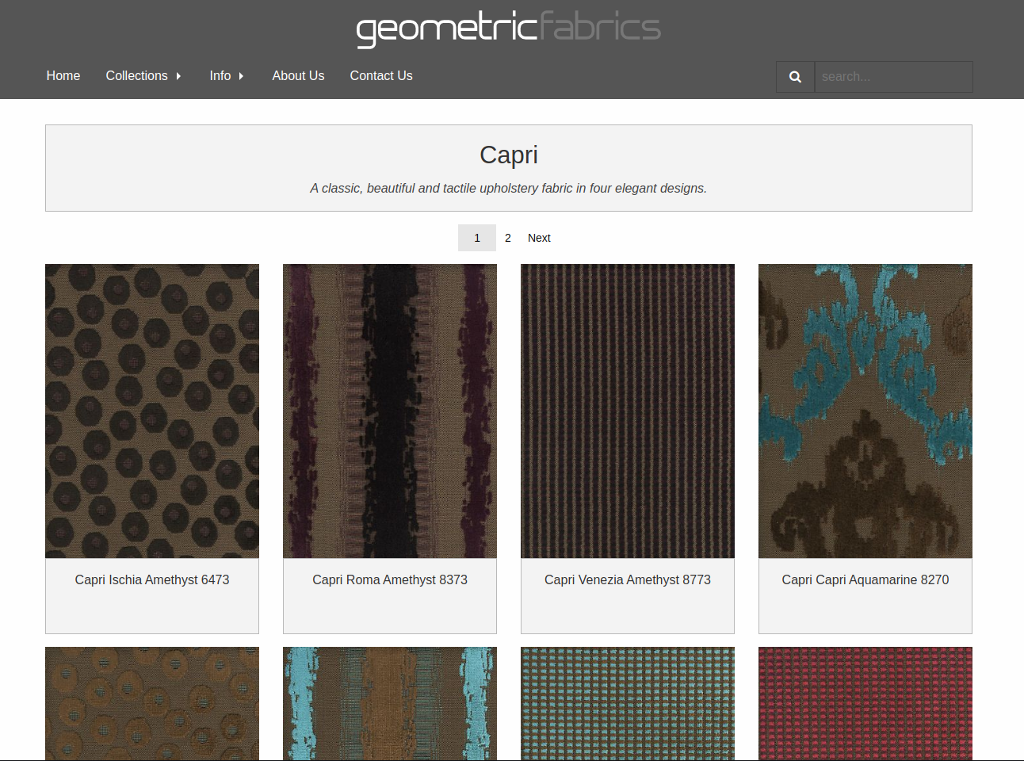 Geometric Fabrics