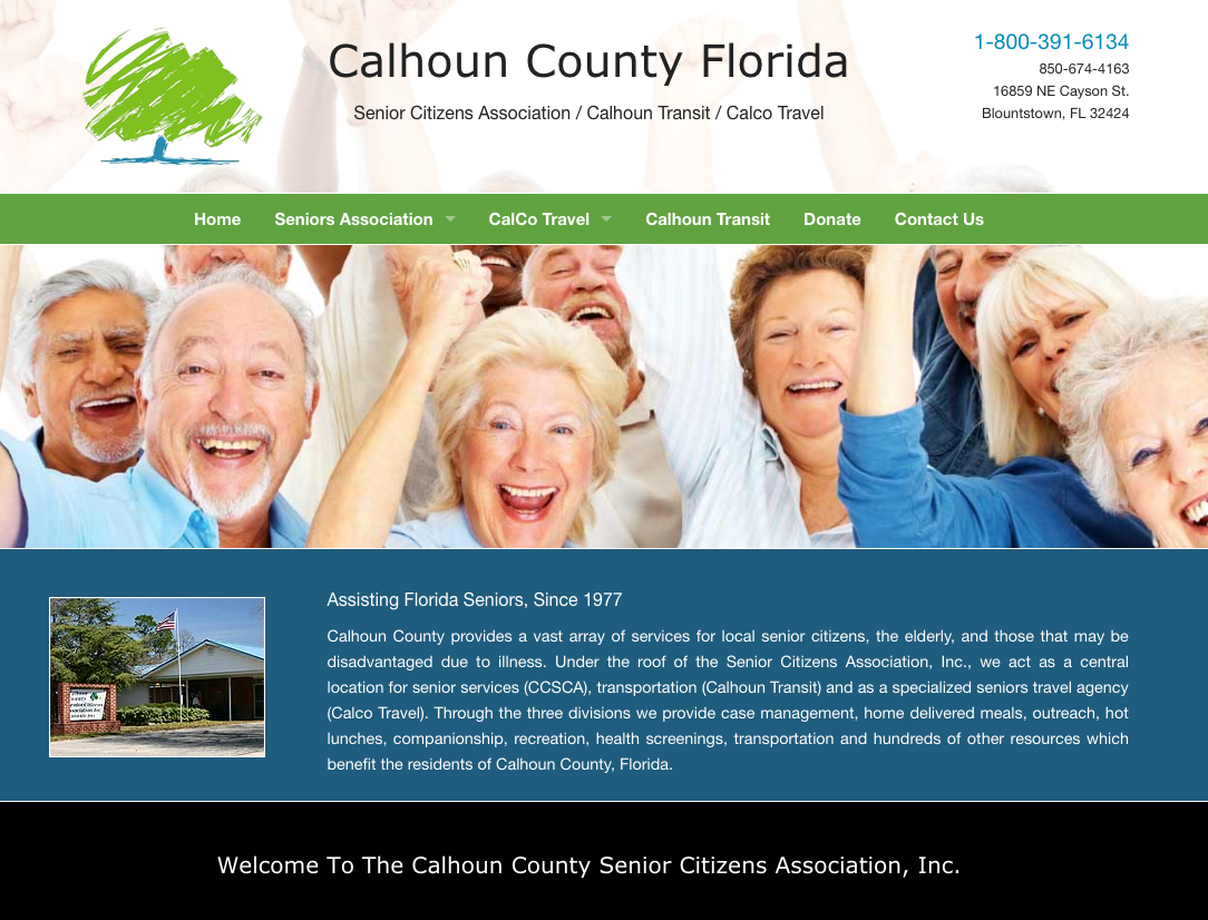 Calhoun County Seniors Assn. - CalCo Travel - Calhoun Transite