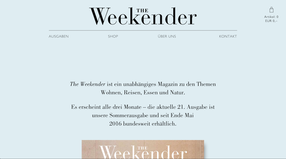 The Weekender