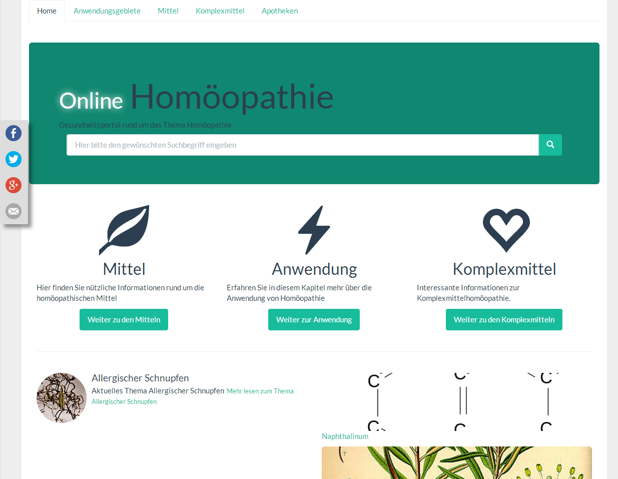 Online Homöopathie