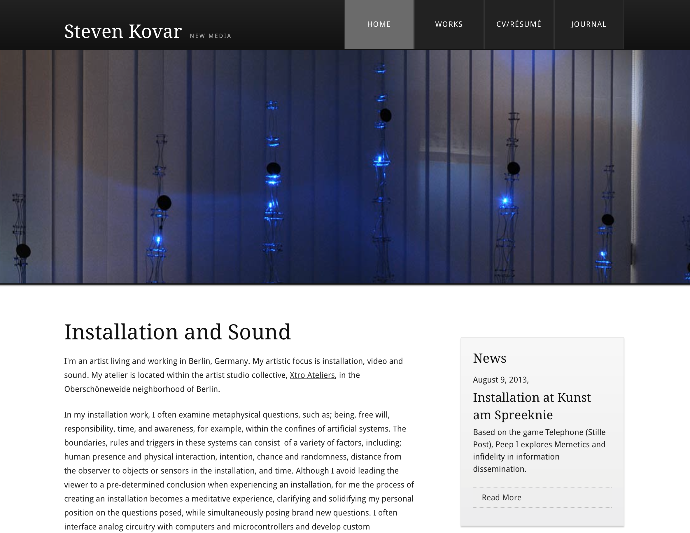 Steven Kovar: New Media