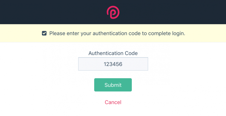 Recursive two-factor authentication issue - You need a code to get