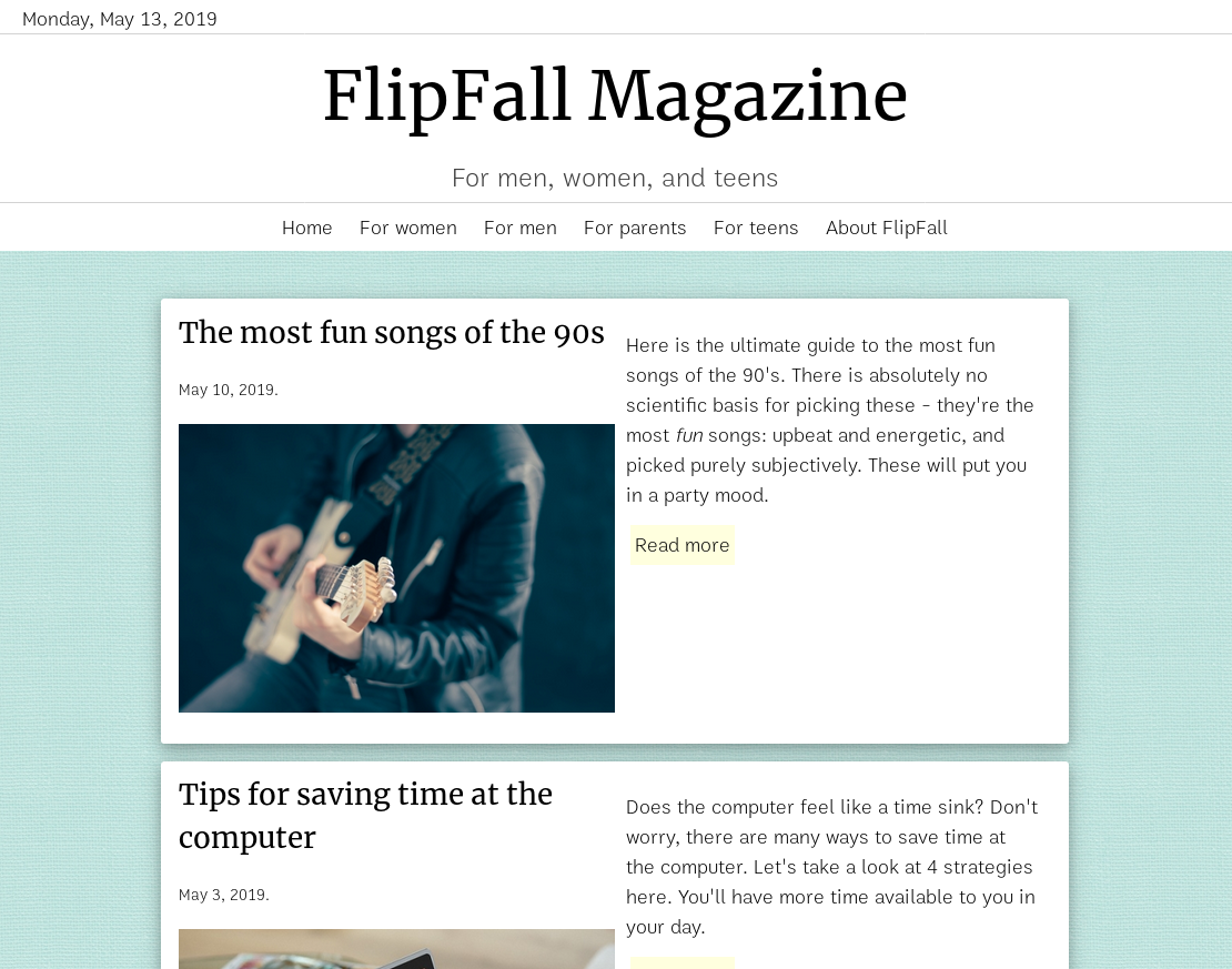 FlipFall Magazine