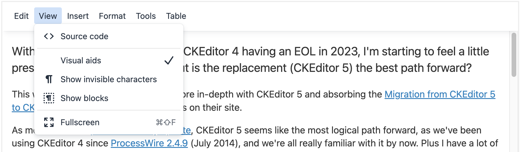 Feature of the month - Word and character count in CKEditor 5