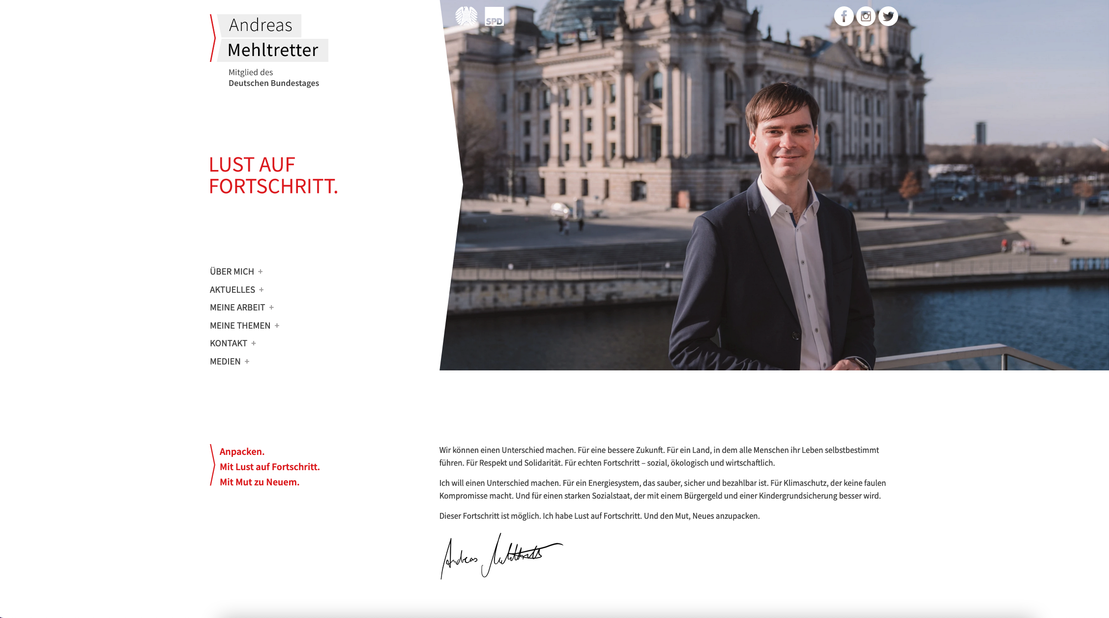 Andreas Mehltretter – Mitglied des Deutschen Bundestages