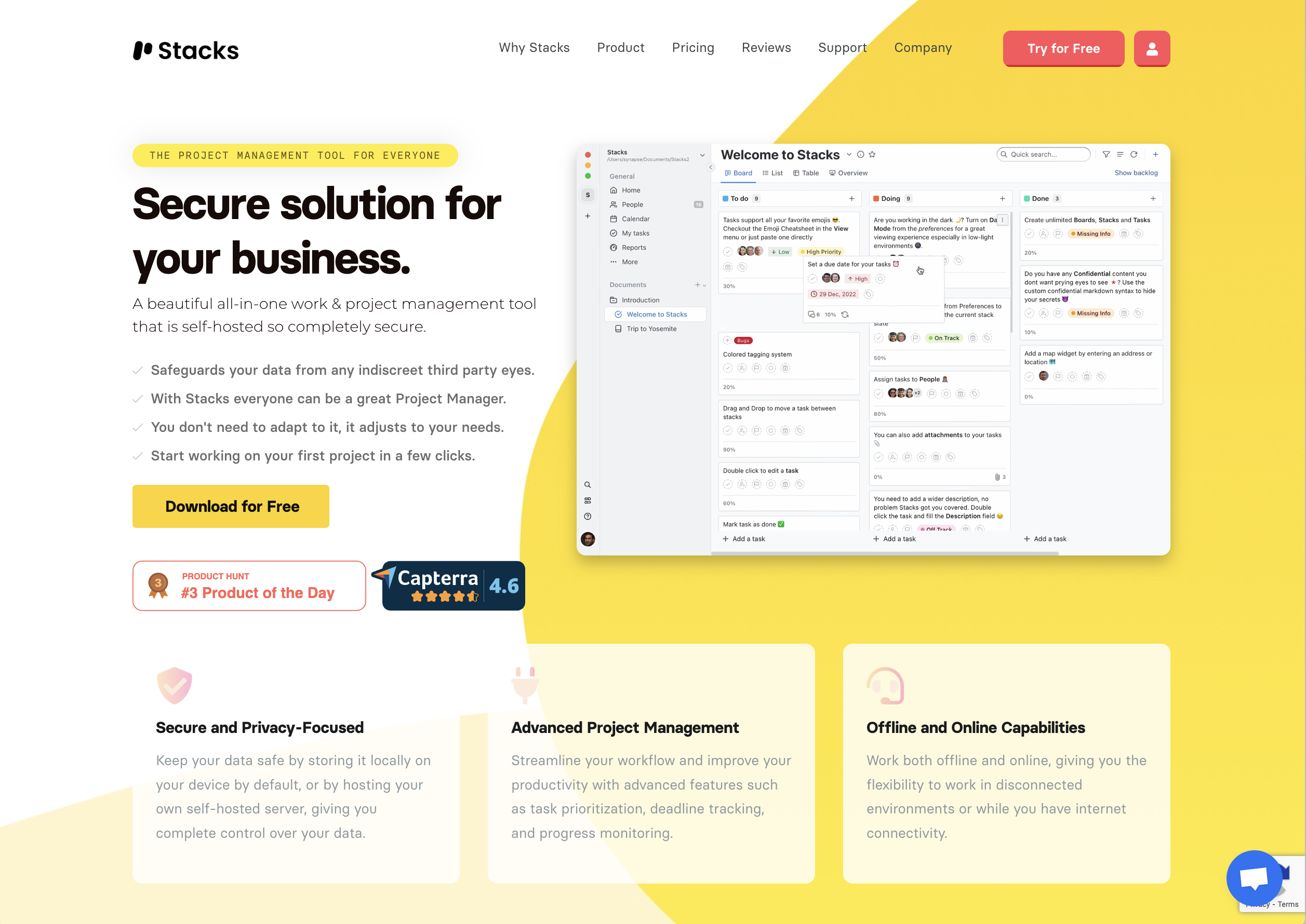 Stacks - The Project Management Tool for Everyone