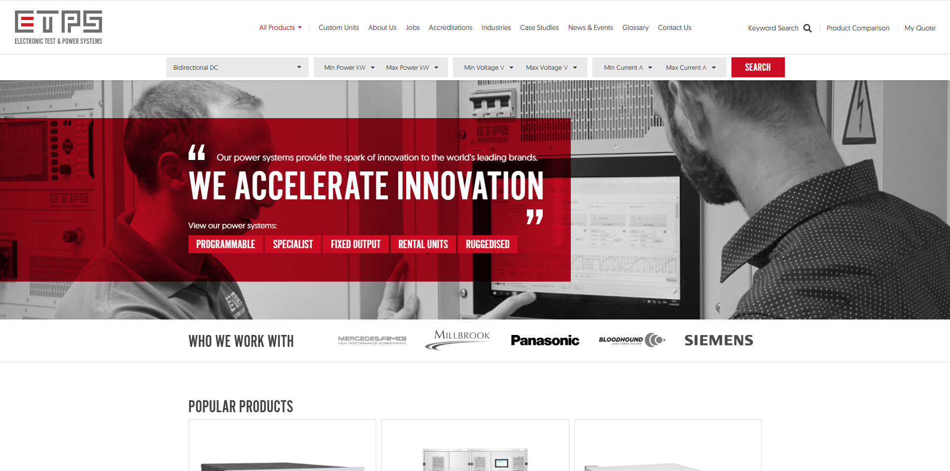 Electronic Test & Power Systems